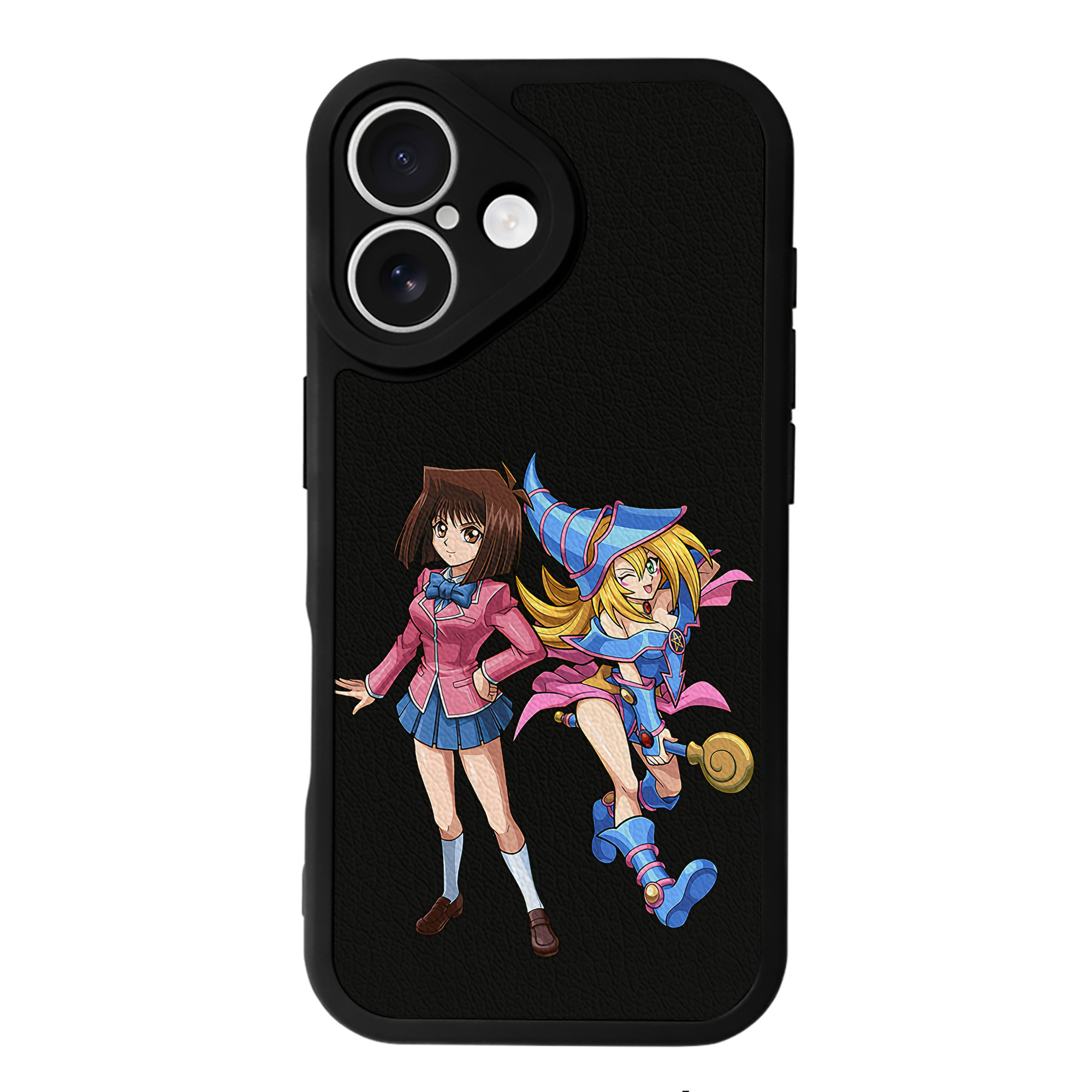 遊☆戯☆王 Yu-Gi-Oh! 【iPhone 16シリーズ対応】シリコンスマホケース（レザー調） 材質：シリコン